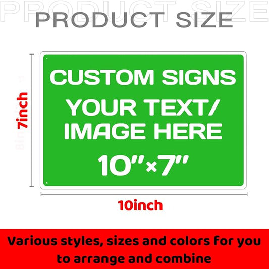 Personalized Aluminum Metal Signs - Image 2