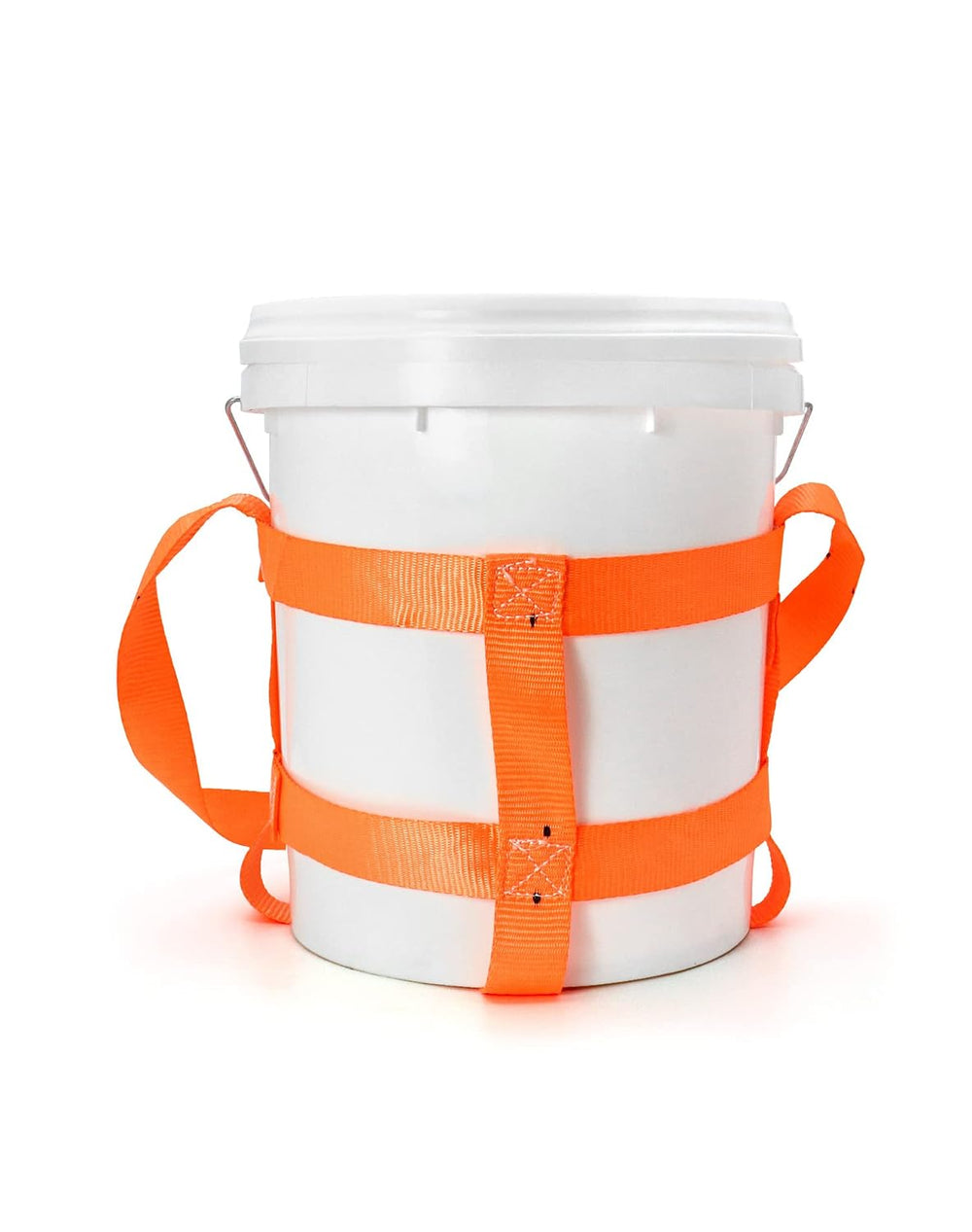 QWORK Durable Bucket Sling with Belly Bands for 5 Gallon Bucket, 200lbs Capac...