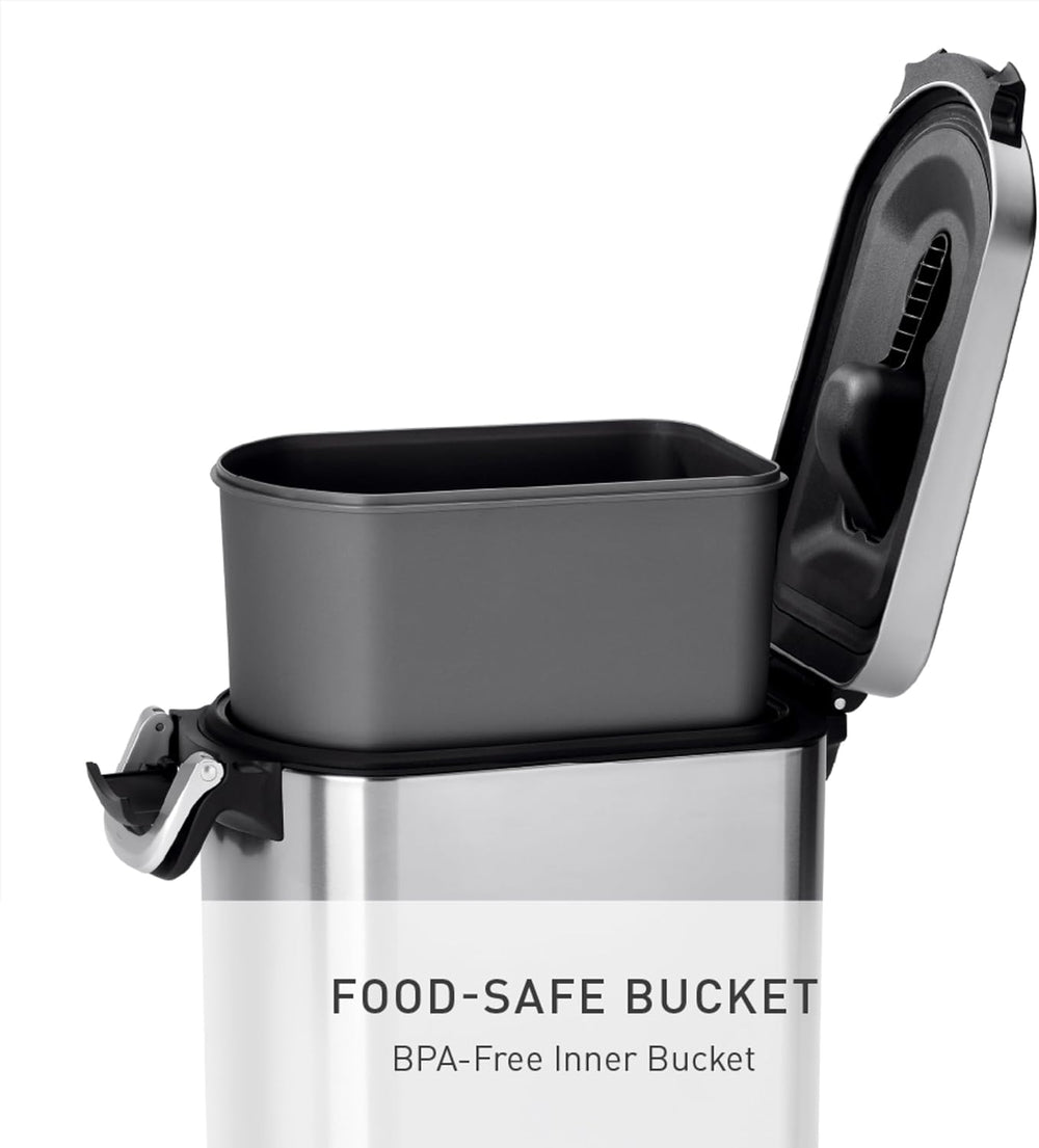 simplehuman Large Pet Food Storage Container, Holds 30-35 lb / 14-16 kg of Dr...
