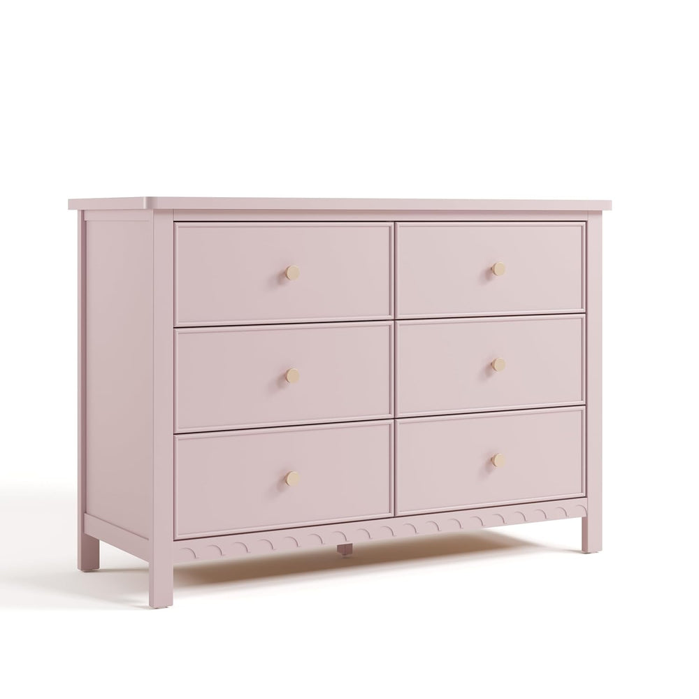 Graco Sasha 6 Drawer Dresser, Blush