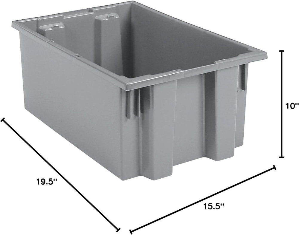 Akro-Mils 35190 Nest and Stack Plastic Storage Container and Distribution Tot...
