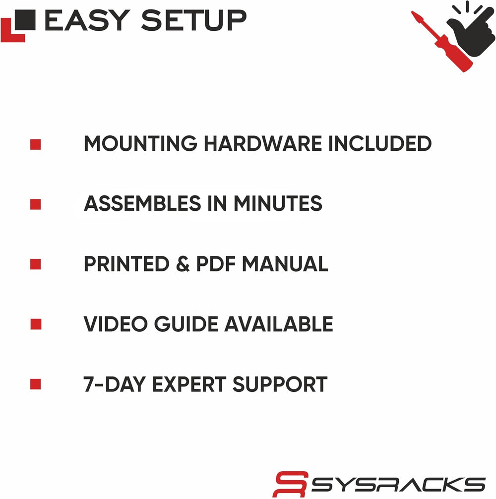18U Wall Mount Server Rack Cabinet 24” Deep, 19” Network & AV Enclosure f...