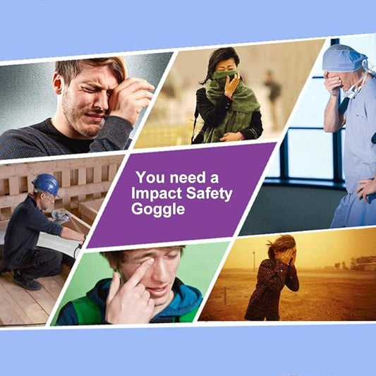 Super More Anti-Fog Protective Safety Goggles Clear Lens Wide-Vision Adjustable - Image 2