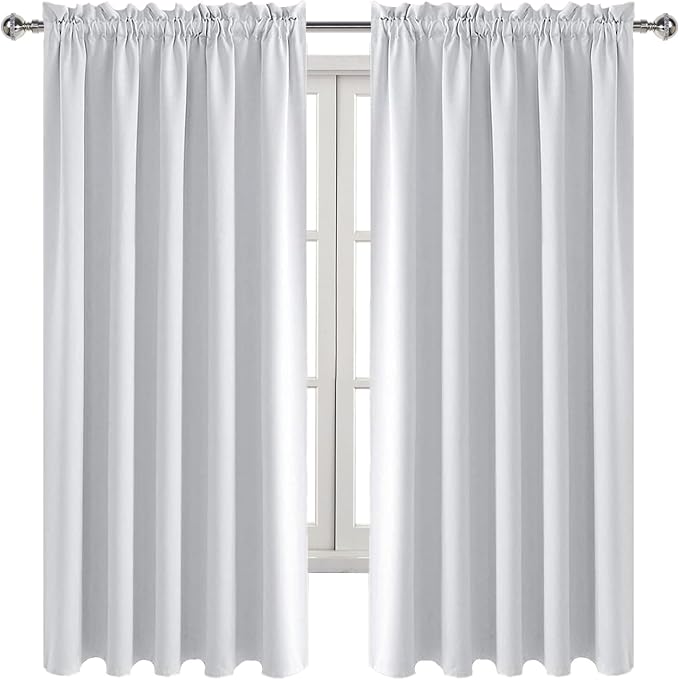 DWCN Blackout Curtains for Bedroom – Rod Pocket Thermal Insulated Noise - Image 9