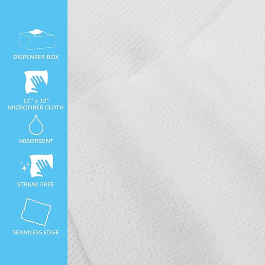Tricol Clean Profesional Resuable Lint Free Microfiber Edgeless Cleaning Cloth - Image 2