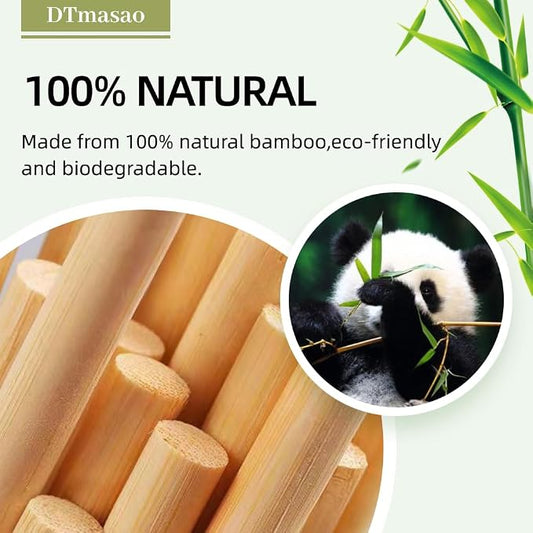 3/8 x 6 Inch 50 PCS Dowel Rods Wood Sticks Wooden Dowel Rods - Image 2