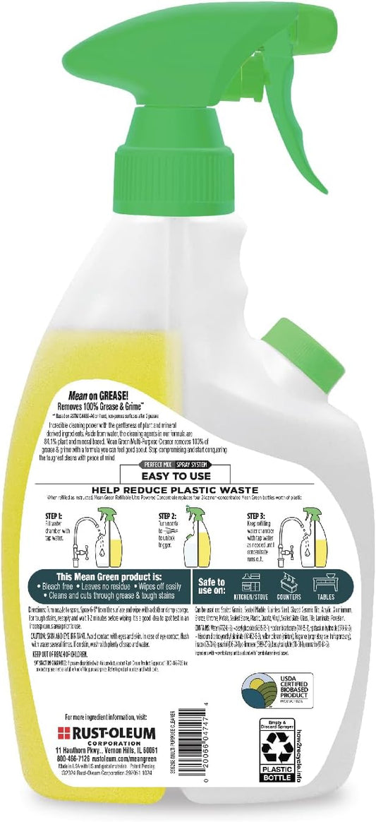Mean Green Refillable Ultra Powered CONCENTRATE Multi-Purpose Cleaner, Citrus & - Image 2