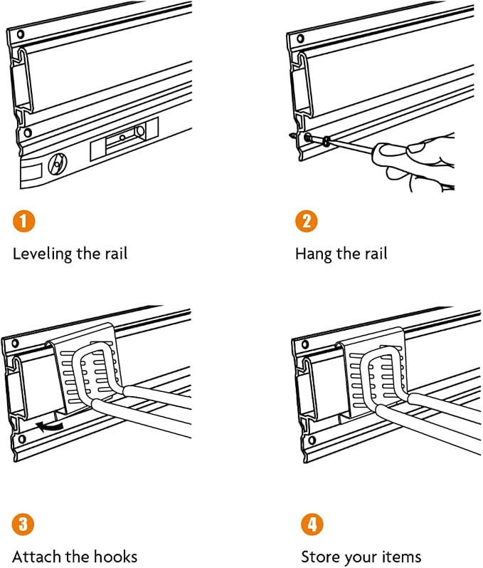 Wall Mount Tool Storage Rack, Garage Organization, Heavy Duty Garage Storage - Image 9