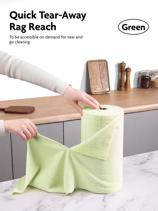 Fantasticlean Microfiber Cleaning Cloth Roll -75 Pack, Tear Away Microfiber - Image 2
