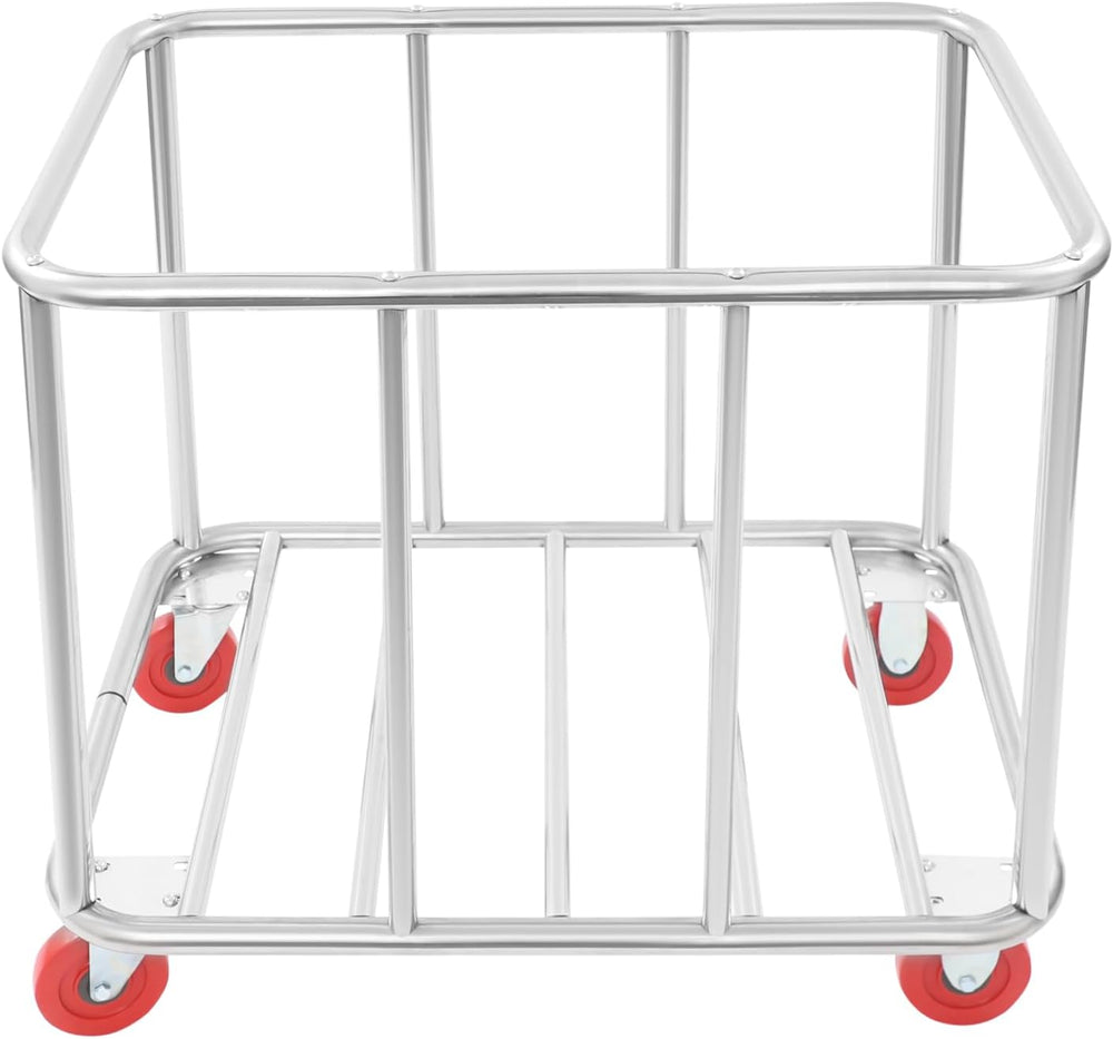 Commercial Laundry Cart with Wheels, Industrial Grade 468L Rolling Laundry Ba...