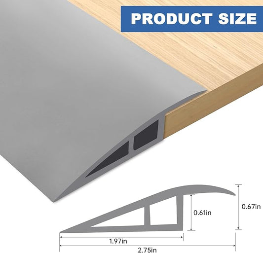 Vinyl Door Threshold Flooring Transition Strip Self Adhesive Carpet Edging Strip - Image 2