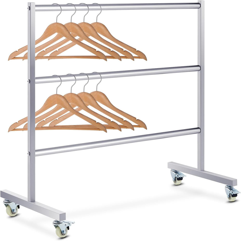 DoubleFill 3 Tier Hanger Organizer Stacker Clothes Hanger Holder Hold up 200 ...