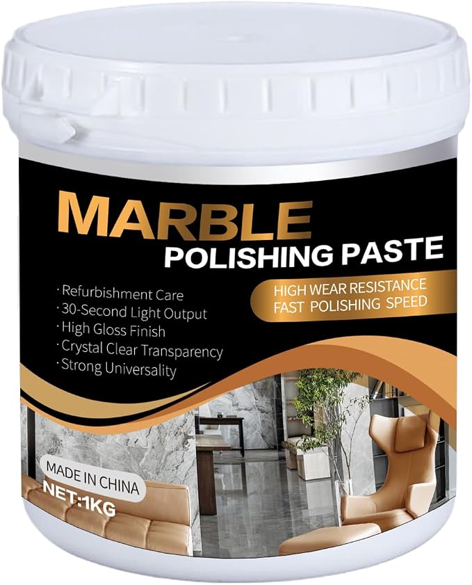 Marble Polishing Paste, Professional Marble Cleaner & Quartz Polish, Stone - Image 9