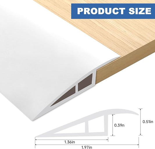 Vinyl Door Threshold Flooring Transition Strip Self Adhesive Carpet Edging Strip - Image 2