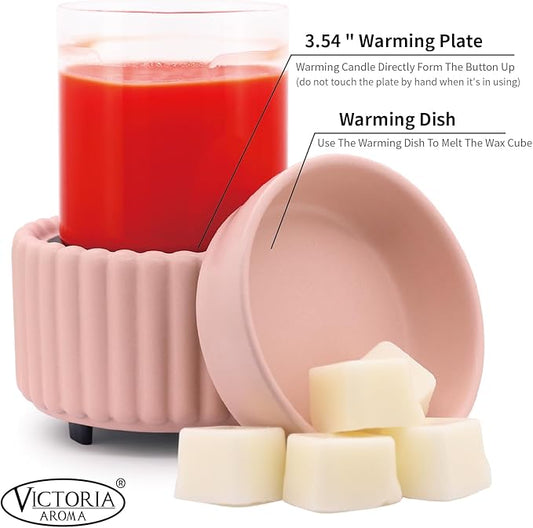 Ceramic Wax Melter 3-in-1 Candle Warmer - Image 2