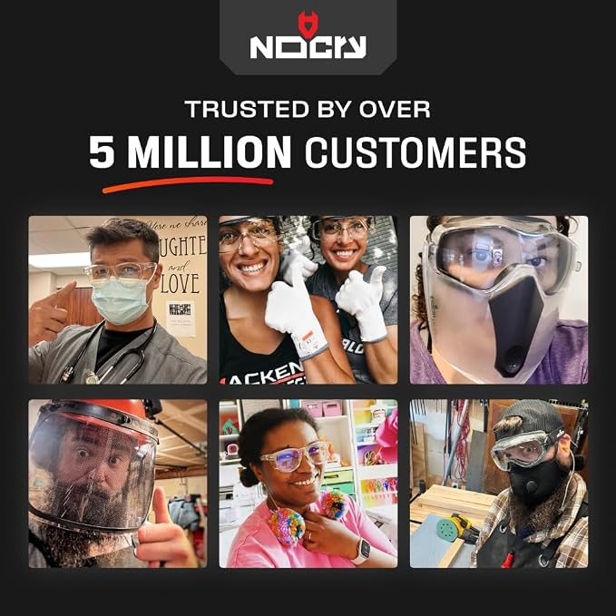NoCry Safety Face Shield Mask for Work - Image 6