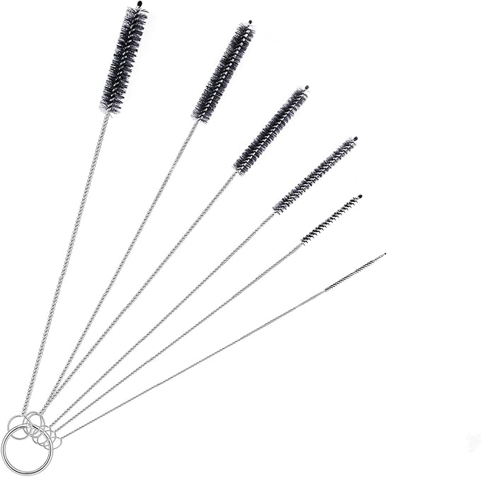 Straw Cleaner Brush Set, 6 Piece Long Drinking Straws Cleaning Brush Pipe Tube - Image 8