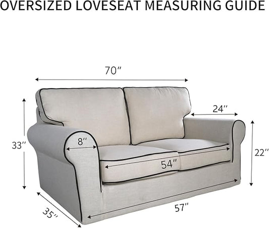 PureFit Reversible Quilted Sofa Cover, Water Resistant Slipcover Furniture - Image 2