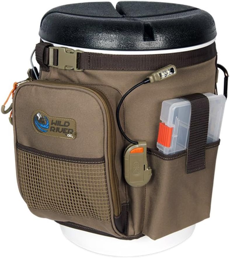 Custom Leathercraft Wild River by CLC WT3507 Tackle Tek Rigger Lighted Bucket...