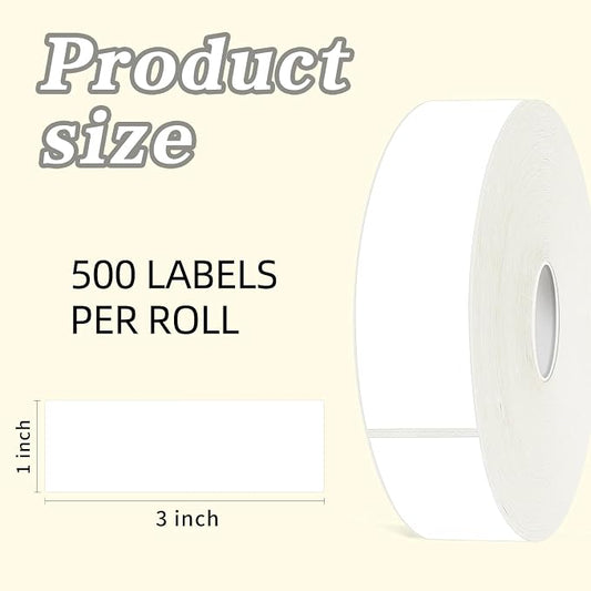 500 Blank Removable Freezer Labels Water Oil Resistant - Image 2