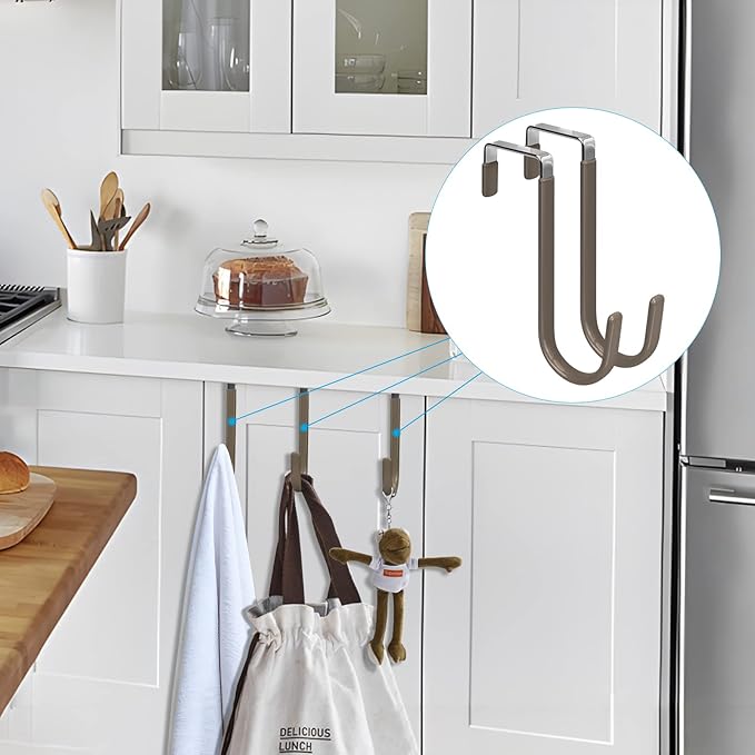 FYY Over The Door Hooks, 4 Pack Door Hangers Hooks - Image 7