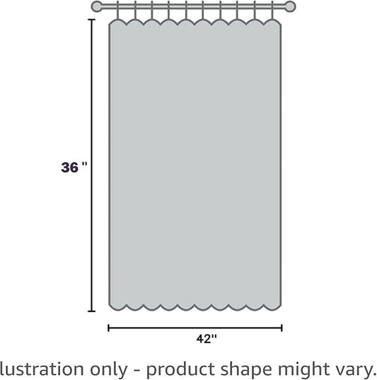 BGment Short Curtains Blackout 36 Inches Length - Image 2