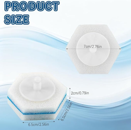50 Pcs Disposable Toilet Brush Refills, Toilet Bowl Cleaning Wand Refills - Image 2
