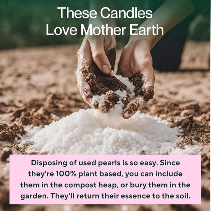 LILY LADUE Candle Refill Kit - 2Lb/32Oz Pearled Candles Sand and Wicks and - Image 7