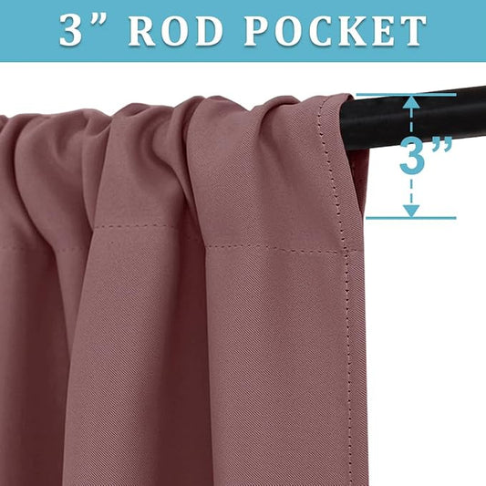 RYB HOME Blackout Curtains for Bedroom - Image 2