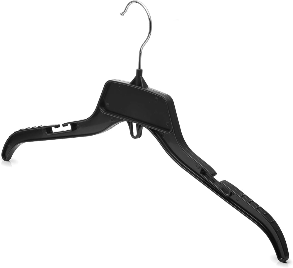 DEILSY™ Black Plastic Hangers 100 Pack Durable Slim Hangers