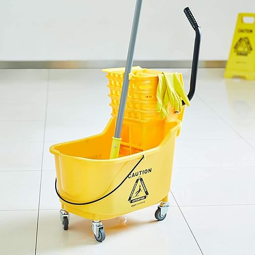 Amazon Basics Side Press Wringer Combo Commercial Floor Cleaning Rectangular - Image 9