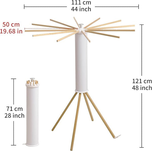 Clothes Drying Rack 4 Legs, Laundry Hanger Dryer Rack, Portable Drying Rack - Image 2
