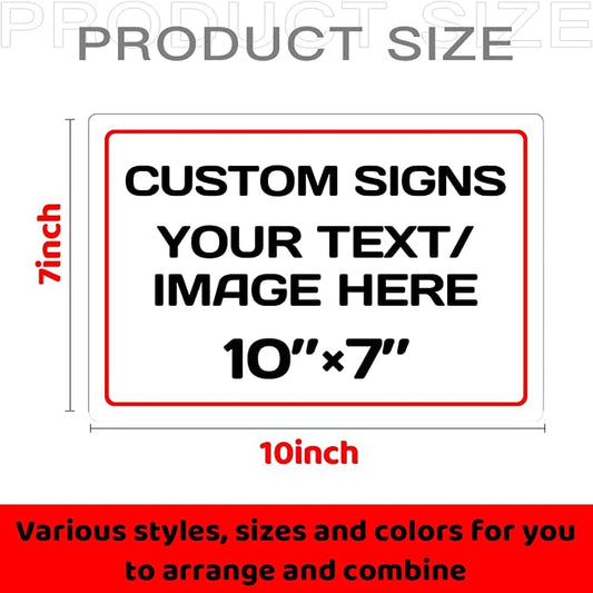 Personalized Aluminum Weatherproof Metal Sign - Image 2