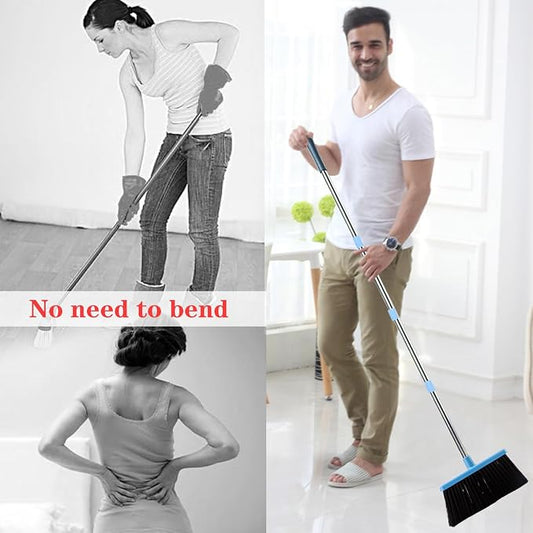 Broom and Dustpan Set for Home 2025 Indoor Outdoor Broom - Image 2