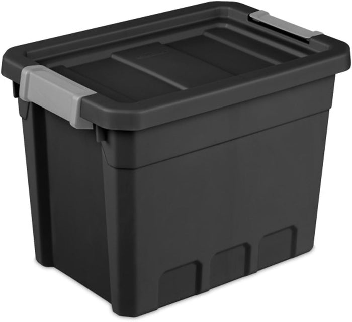 Sterilite Stacker Tote with Latching Lids for Garage, 7.5 Gallon, 24-Pack