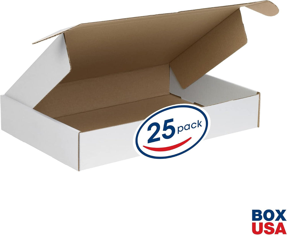 BOX USA 18" Deluxe Shipping Boxes 18"L x 12"W x 3"H, 25-P...