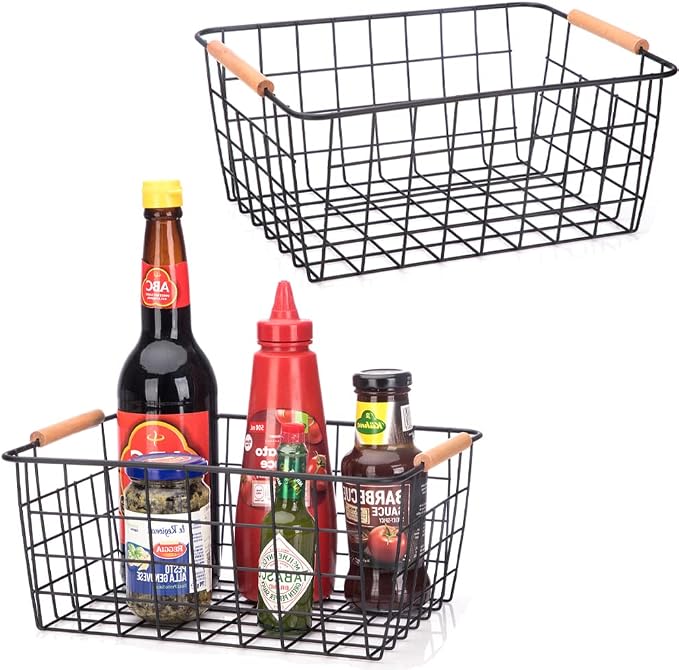 Metal Wire Food Storage Basket Organizer - Image 5