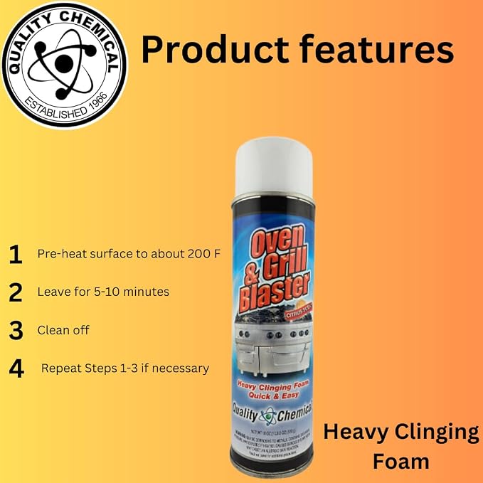 Quality Chemical Oven and Grill Blaster Heavy-Duty Oven Cleaner, Grease and - Image 4