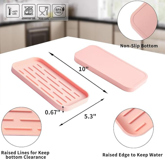 Silicone Kitchen Sink Organizer Tray - Image 2