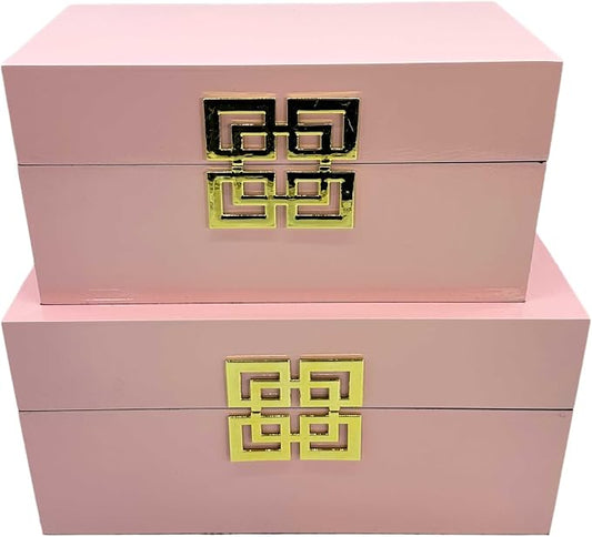 Galt International Storage Box Set Decorative Storage Box w/Hinged Lid Classic - Image 2