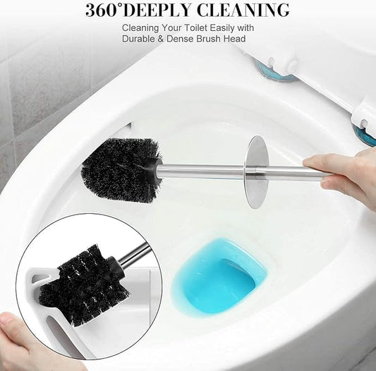 Toilet Brush and Holder, 2 Pack Toilet Brush - Image 2