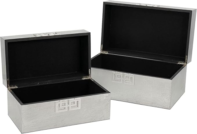 Galt International Storage Box Set Decorative Storage Box w/Hinged Lid Classic