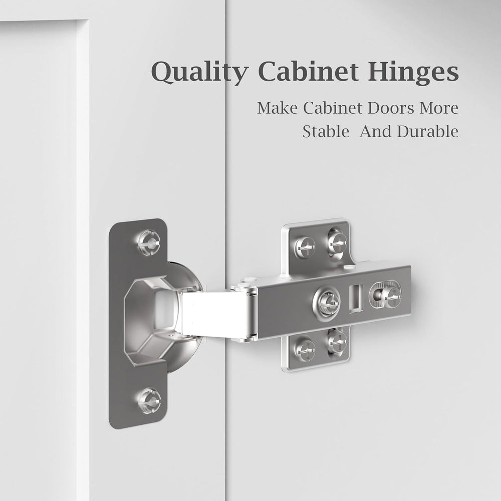 FIMELLO 72’’ Laundry Room Cabinets Set, White Wall Cabinet with Adjustable Sh...