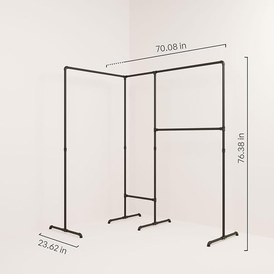 pamo Industrial Pipe Clothing Rack - Image 2