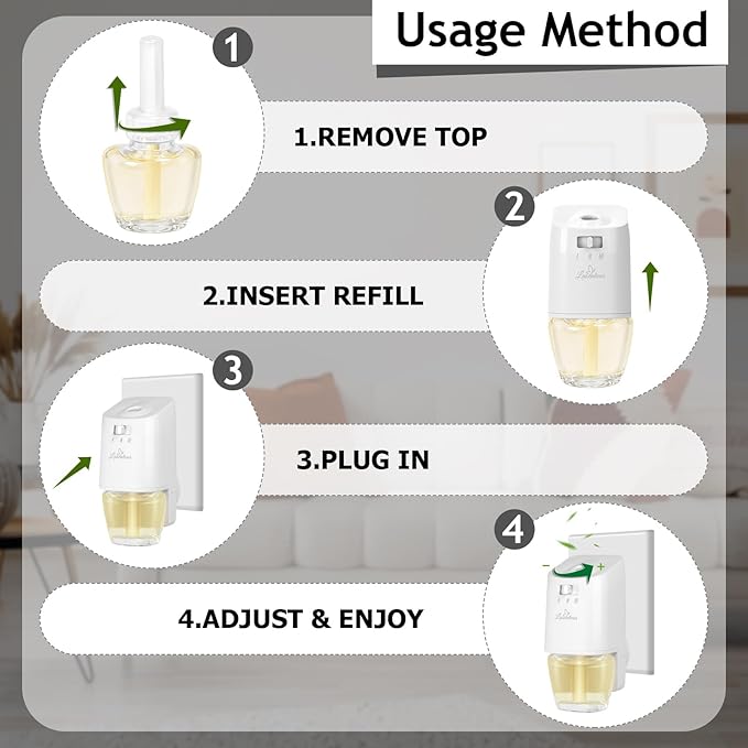 Plug in Air Fresheners Refills, Essential Oil Scented Refill - Image 8