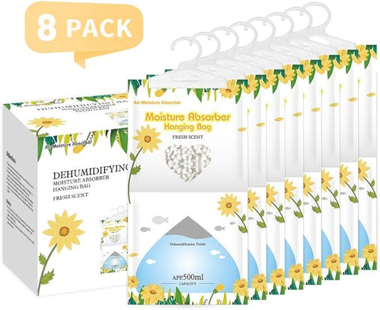 CANAGER Hanging Moisture Absorber, Fresh Scent Moistureproof Desiccant Hanging - Image 2