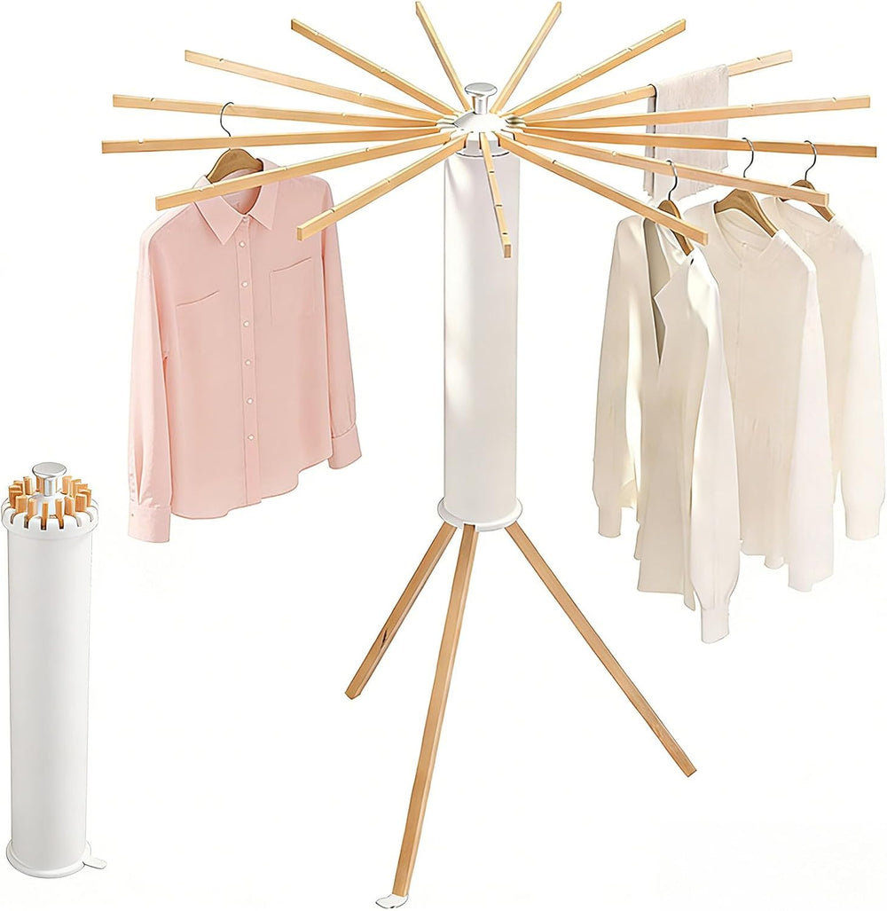 Foldable Clothes Drying Rack, Portable Garment Drying Rack for Indoor Outdoor...