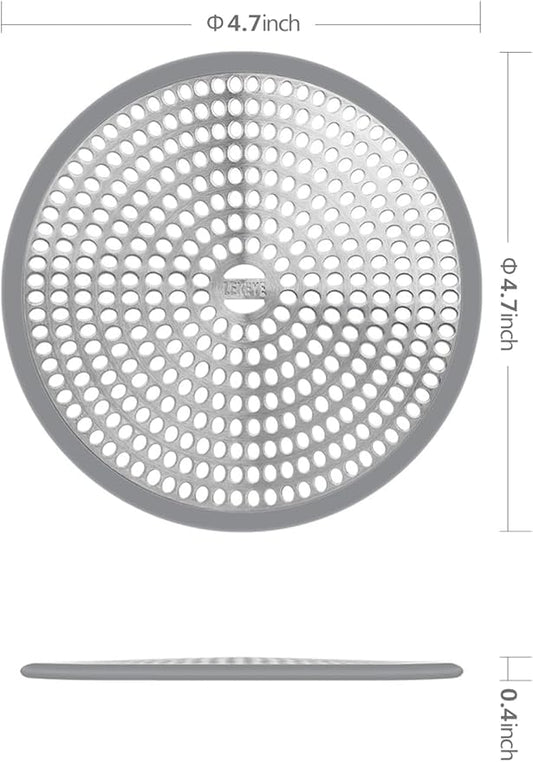 LEKEYE Shower Drain Hair Catcher/Strainer/Stainless Steel and Silicone - Image 2