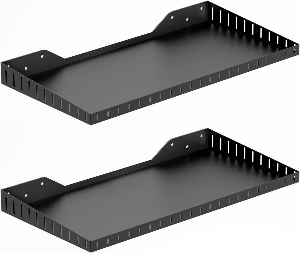 PEKGRIL 2 Pack Garage Wall Shelf, 1X2 Ft Heavy Duty Garage Shelving, Wall