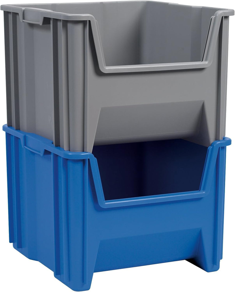 Akro-Mils 13017 Stak-N-Store Heavy Duty Stackable Open Front Plastic Storage ...